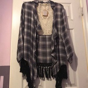 Long sleeve over top